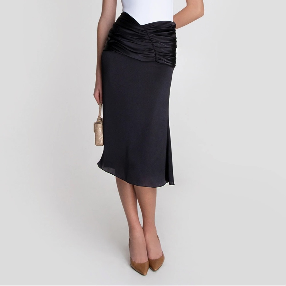 Orseund Iris Black Romantique Skirt